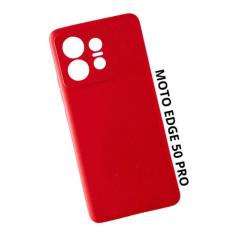 Capa Capinha Aveludada Compatível Para Moto Edge 50 Pro - DB, Vermelho