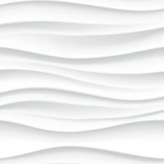 Papel De Parede 3D Efeito Ondas Grande Geometrico Adesivo - LRP