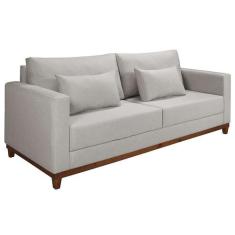 Sofá 2 Lugares Bahamas Linho Gelo - Mobly