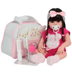 Boneca Reborn Realista Corpo 100% Vinil Siliconado Linda - Cegonha Reb