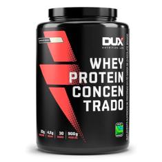 Whey Protein Concentrado Chocolate Branco Pote 900g – Contribui para o Ganho Muscular Hipertrofia – Dux Human Health