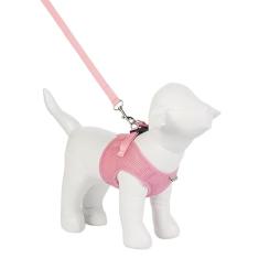 Peitoral Urban Puppy para Cães Colete Aerado Rosa - Tamanho G