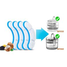 Kit 4 Refis de Filtro Bebedouro Purificador Fonte De Água Gato Cão Pet