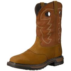 ROCKY Bota masculina Rkyw039 Western, Marrom e ocre, 9.5 Wide
