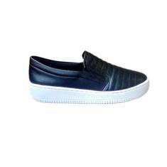 Tênis Feminino Casual Slip On Flatform Matelassê-Feminino