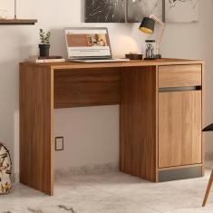 Escrivaninha Demóbile Office Morada com 1 Porta e 1 Gaveta