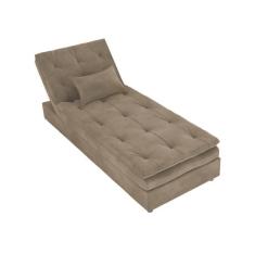 Sofá Chaise Para Clinica Psicanalise - Suede - Sv Decor -   Vania Deco