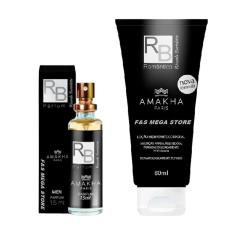 Kit Presente Masculino Perfume Hidratante Rb Amakha Paris