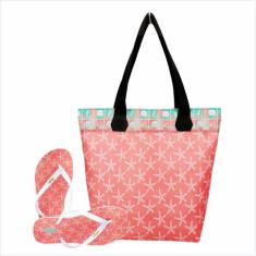 Bolsa Feminina Chinelo Estrela-Do-Mar Magicc Bolsas, 37/38