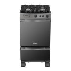 Fogão a Gás Palladio Vítreo 4Q Inox Venax