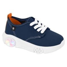 Tenis Molekinho 2632.104 Led Rodinha Infantil-Masculino