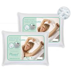 Travesseiro Fibras Siliconizadas Plumasul 2 Unidades