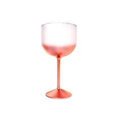 Taça Gin De Acrílico Degradê Pink Neon 550 Ml