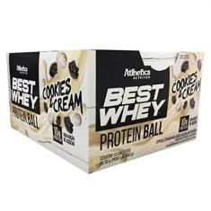 Protein Ball Best Whey - 12 Unidades Cookies&Cream - Atlhetica Nutrition, Athletica Nutrition