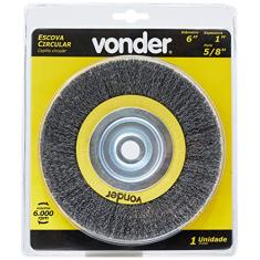 Escova Circular 6" x 1" x 5/8", Vonder VDO2825