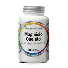 Magnésio Quelato 60 Cápsulas 500mg - Flora Nativa