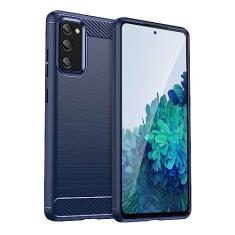 Capas para Samsung Galaxy S20 FE 2022.Caso básico,Botão de pressão flexível / 360 ° Proteção completa,Anti-fingerpirnts