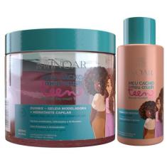 Kit Creme de Pentear 500ml + Duomix Meu Cacho Meu Crush Teen Inoar 500