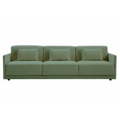 Sofá 3 Lugares King Size Revestimento em sarja  - NOV005 - SOFÁ DIRETO