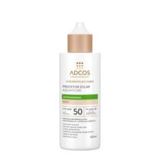 Protetor Solar Facial Adcos Aqua Fluid FPS50 Bege 40ml