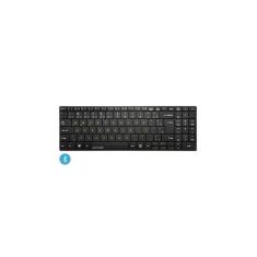 Teclado Sem Fio Design Slim Conexao Bluetooth 12 Teclas Multimidia Pre