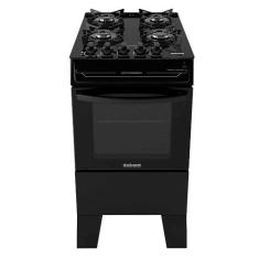 Fogão 4 Bocas Electra Glass Plus Mesa de Vidro Itatiaia, Preto, Bivolt