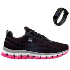 Tenis Feminino Treino Academia Esportivo Caminhada Super Leve + Relógio-Feminino