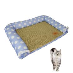 Cama Arranhador Gato Cao Pet Felino Esteira Almofada Animal de Estimaçao Macio Confortavel Lavavel Aconchegante