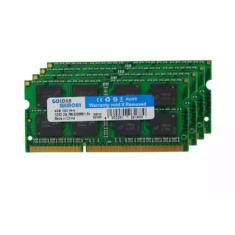 Memória RAM dourada de 8 GB DDR3 SO-DIMM 1600 MHz