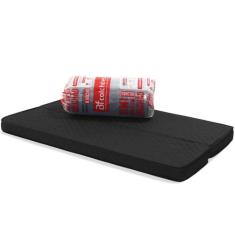 Colchão Solteiro Dobrável 3 em 1 Espuma D33 Firme a Vácuo BF Colchões,