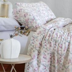 Jogo de Cama Casal 180 Fios Kacyumara 04 Peças New Innovi, Ciesta New 