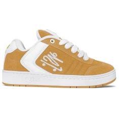 Tênis Qix Unissex Camurça Chorão Lado B | Mostarda Branco