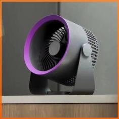 Mini Ventilador Pessoal 16,4 pés de 3 Velocidades Silencioso Ajustável