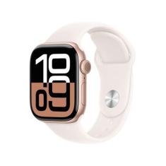 Apple Watch Series 10 GPS Caixa Cor de Ouro Rosa de Alumínio 42mm Puls