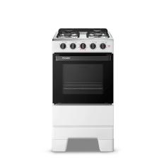 Fogão de Piso Esmaltec 4 Bocas com Acendimento Manual Branco Ideal Pop