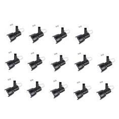 Kit 14 Spot Trilho Perfilado Eletro calha Par20 Bulbo OL4