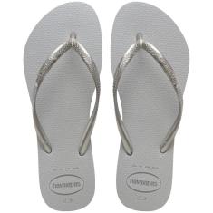Chinelo Dedo Feminino Casual Borracha Com Glitter Havaianas Slim Gloss