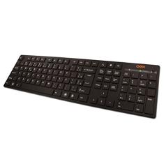 Teclado Multímidia Com Fio Oex Flat Tc300-104 Teclas - Preto