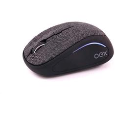 OEX Mouse Bluetooth e Wireless 1600 Dpi Tiny MS601 - Cinza