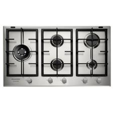 Cooktop 5 Bocas Brastemp Gourmand Inox Com Duplachama E Trempe Com Ferro Fundido - Bdk90dr 220V