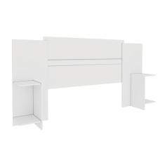 Cabeceira para Box Casal/Queen Extensível Arizona Tcil Móveis Branco