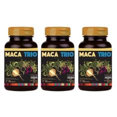 Maca Peruana Trio (Preta,Vermelha,Amarela) Color Andina - 180 capsulas