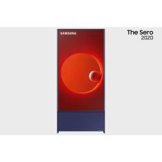 Samsung Smart TV qled 4K LS05T The Sero 2020 Tela Vertical Tap View Potência Sonora Comando de Voz 43