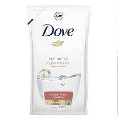Dove Sabonete Líquido Água Micelar Nutrium Moisture Anti-Stress Sachê 200Ml Refil