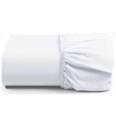 Lençol Pratik Peletizado Padrão Com Elástico Barato - Branco