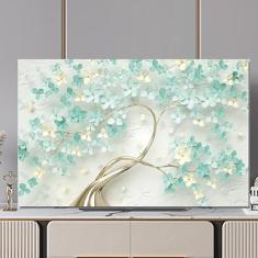 Capa universal para TV interna de 32 a 80 polegadas, capa protetora contra poeira para tela de TV/computador, protetor de tela interna anti-riscos macio, capa de tela de TV lavável (Color : Color4,