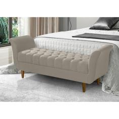 Divan Barcelona 1,50 Linho Bege Claro Grupo 1- 1/24 - Atraente Móveis