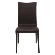 Cadeira Tramontina Laura Rattan Em Polipropileno E Fibra De Vidro Marrom