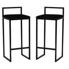 kit 2 Banquetas Industriais Altas P/cozinha, balcão, área de lazer - M