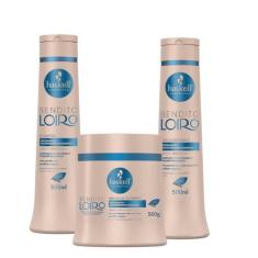 Haskell Bendito Loiro Trio 500ml/g Cabelos Loiros com Química - Haskel